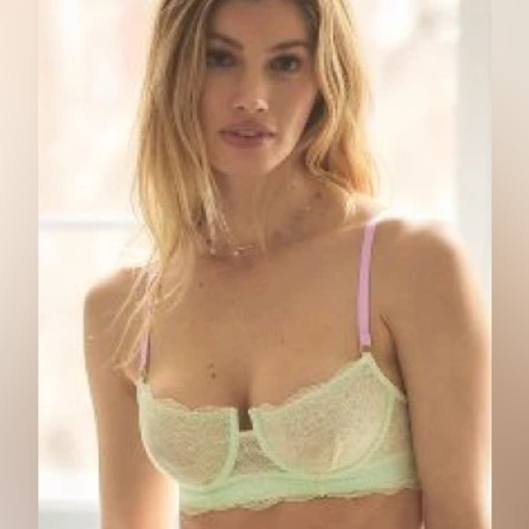 Anthropologie Other - Anthropologie Dora Larsen 36 E Colorful Lace Bra New with tags